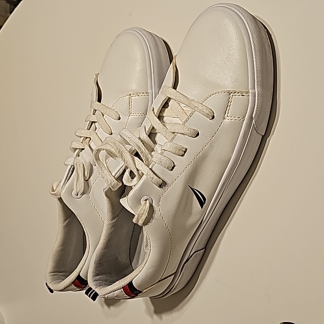 Nautical Mens Sneaker, Classic Low Tp Loafer White Size9.5